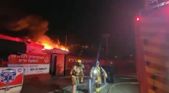 فجر اليوم: حريق كبير في نادي تدريبات هبوعيل تل ابيب 